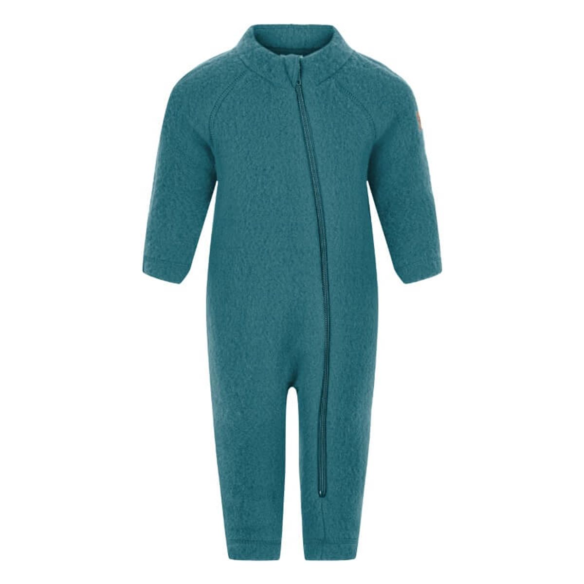 Mikk-Line - Køredragt Wool Baby Suit - North Atlantic - 56