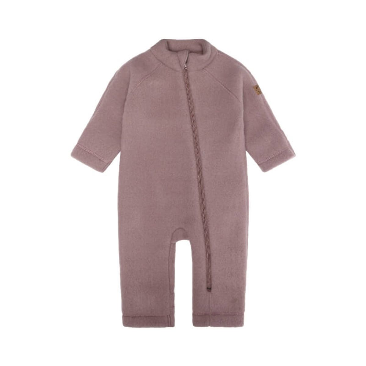 Mikk-Line - Wool Baby Suit - Twilight Mauve - 74