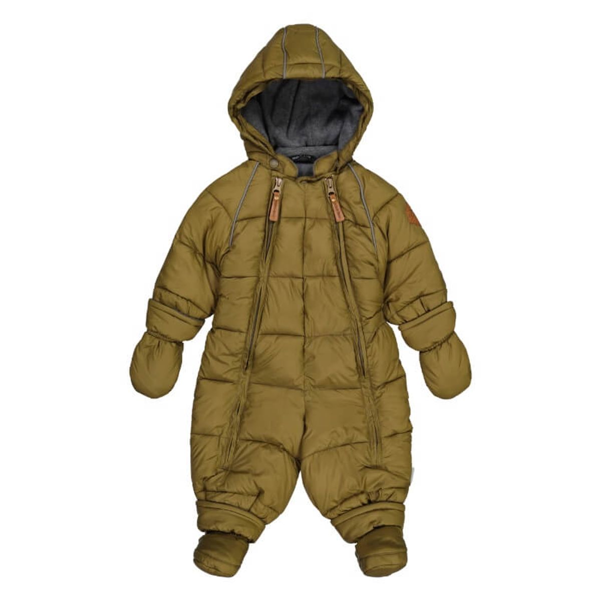 Mikk-Line - Puff Baby Suit w. Acc Rec Flyverdragt - Beech - 80