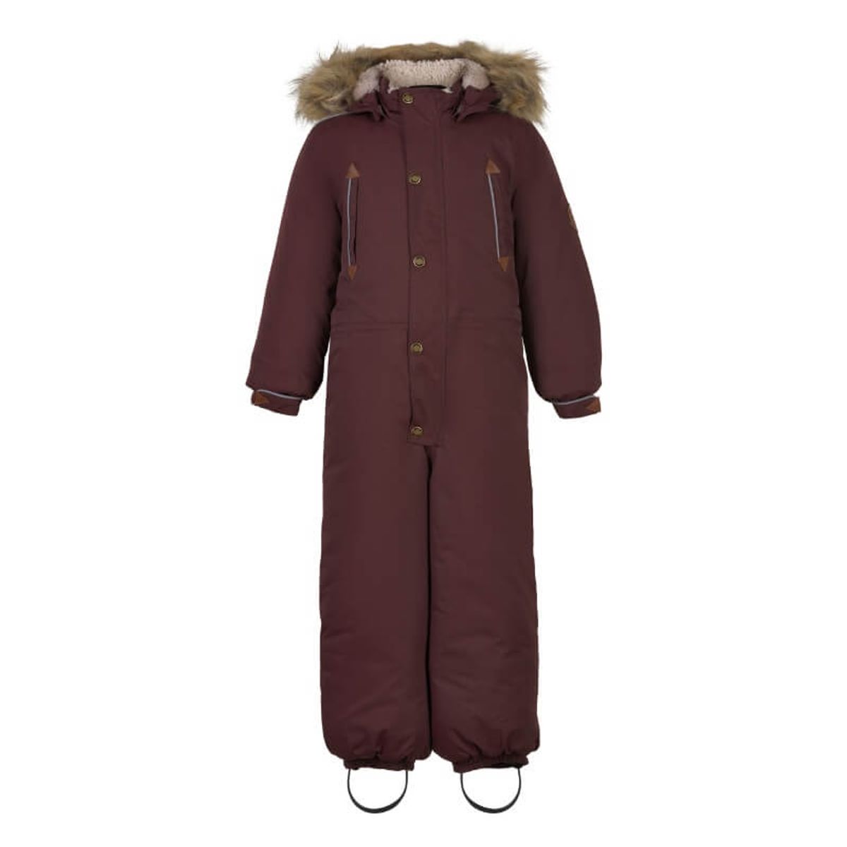 Mikk-Line - Twill Nylon Junior Suit Flyverdragt - Decadent Chocolate - 122