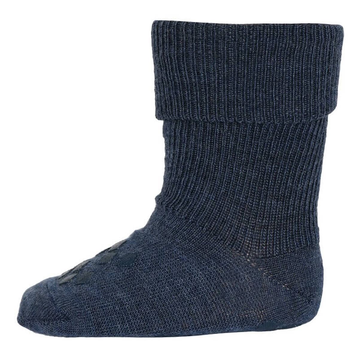 MP Denmark - MP Lima Anti-Slip Strømper - Dark Denim Melange - 19-21