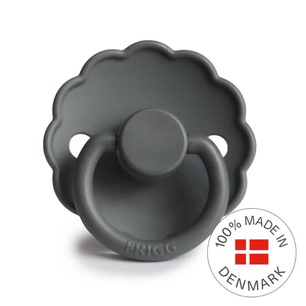 FRIGG - Daisy Silicone Pacifier Size 2 - Graphite