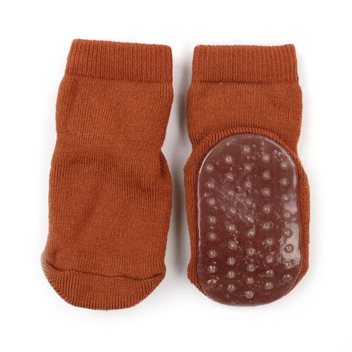 MP Denmark - Anti-Slip Ankle Uldstrømper - Sienna - 22-24