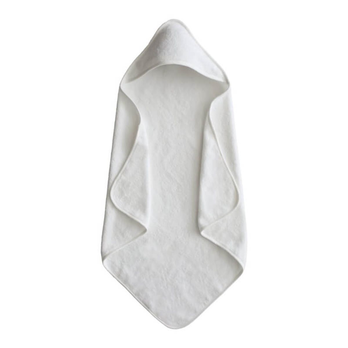 Mushie - Baby Hooded Towel Badeslag - Pearl