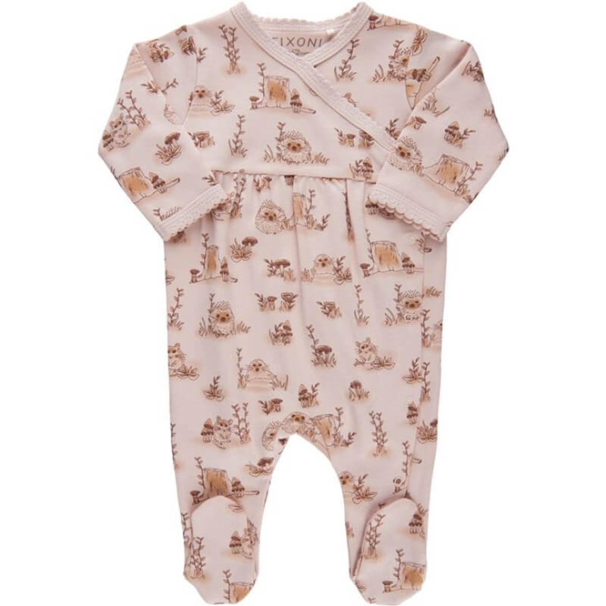 Fixoni - Heldragt Romper LS - Soft Rose - 74