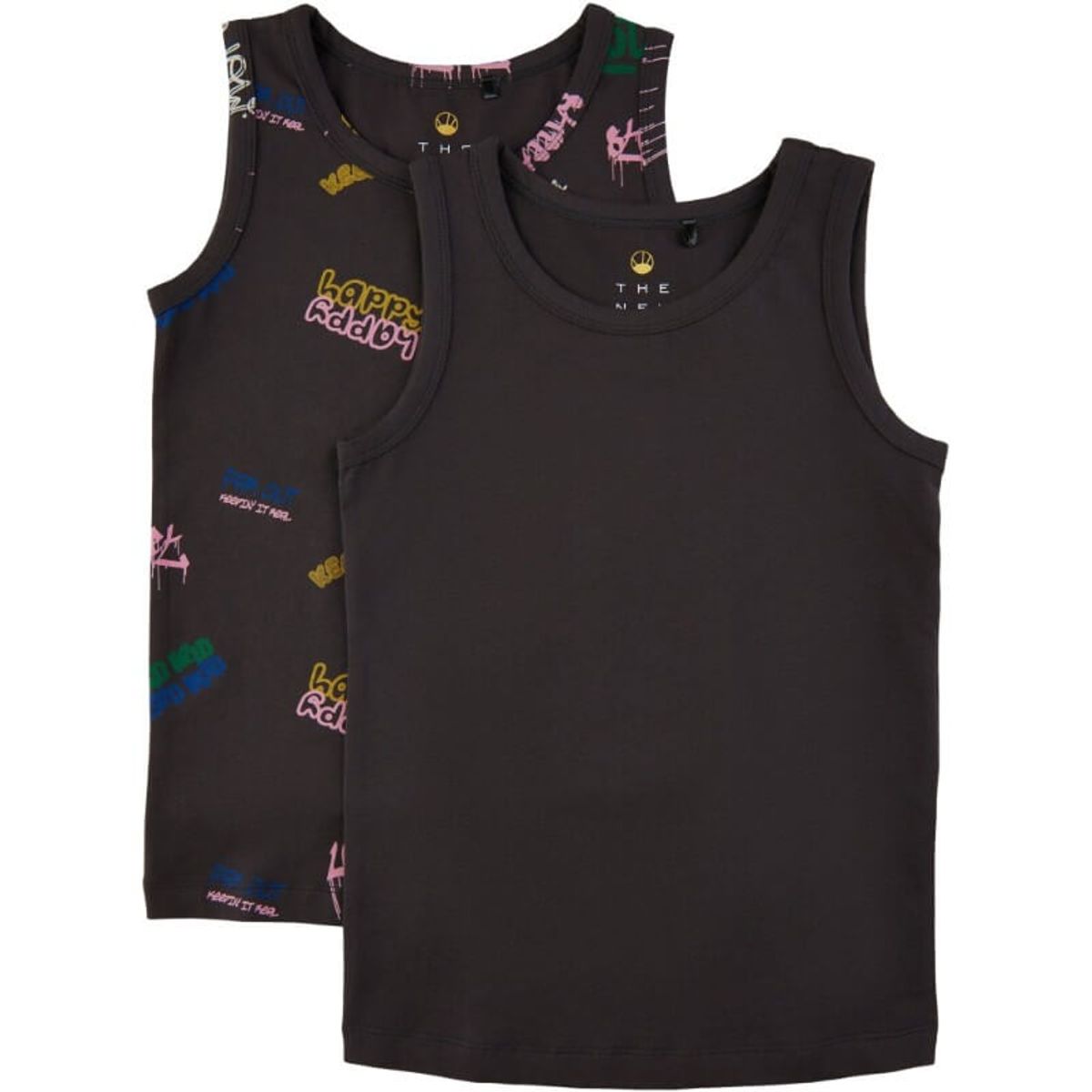 THE NEW - Tanktop 2-Pack - Phantom - 98-104 / 3-4 år