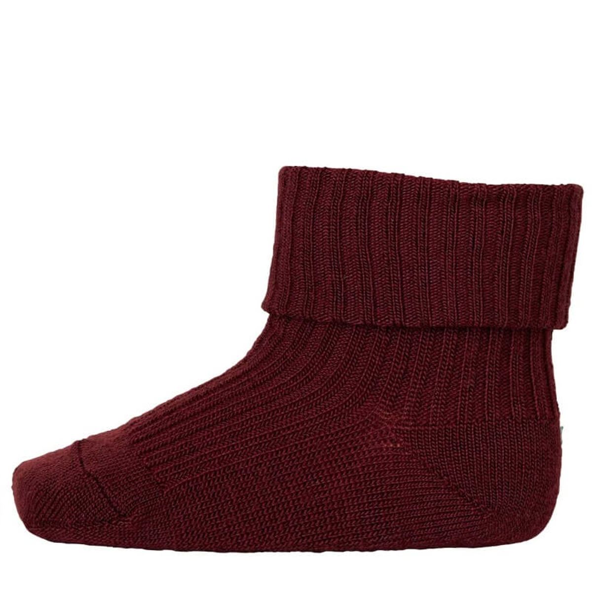 MP Denmark - MP Strømper Anklesock - Wine Red - 19-21