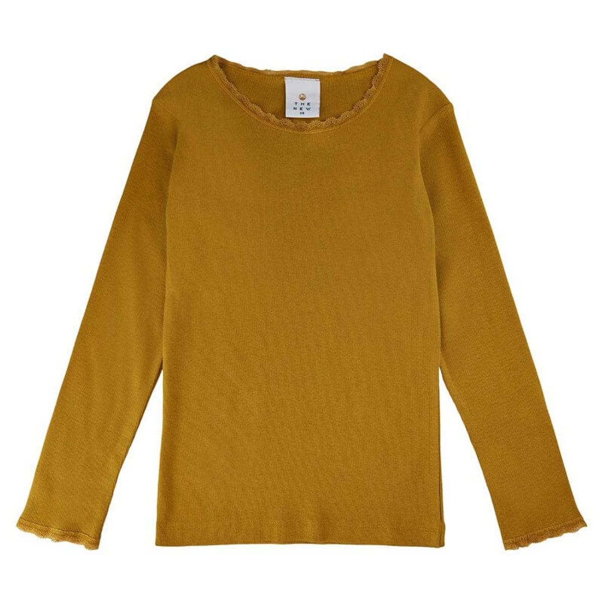 THE NEW - Bailey L/S TEE T-Shirt - Harvest Gold - 9/10 år