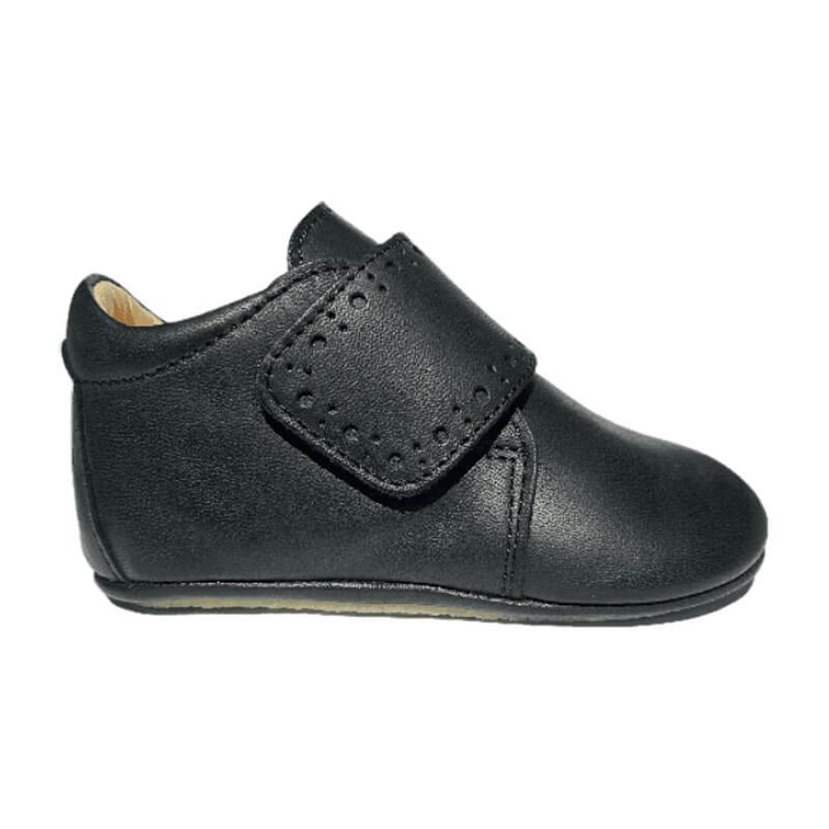 Angulus - Hjemmesko Velcro - Black - 25