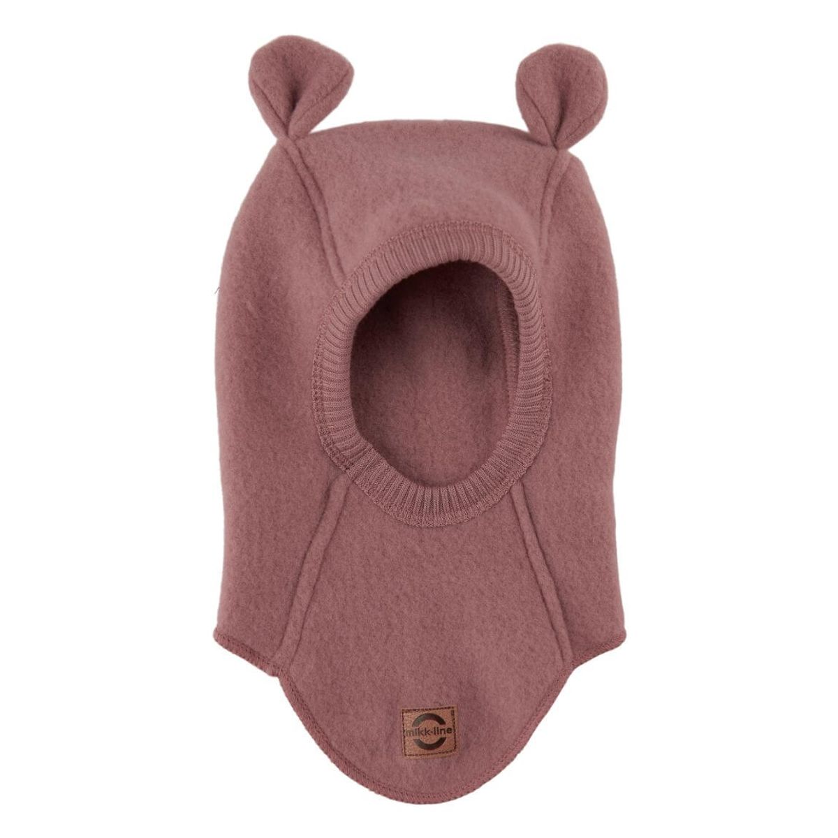 Mikk-Line - Wool Fullface w Ears - Burlwood - 50/56