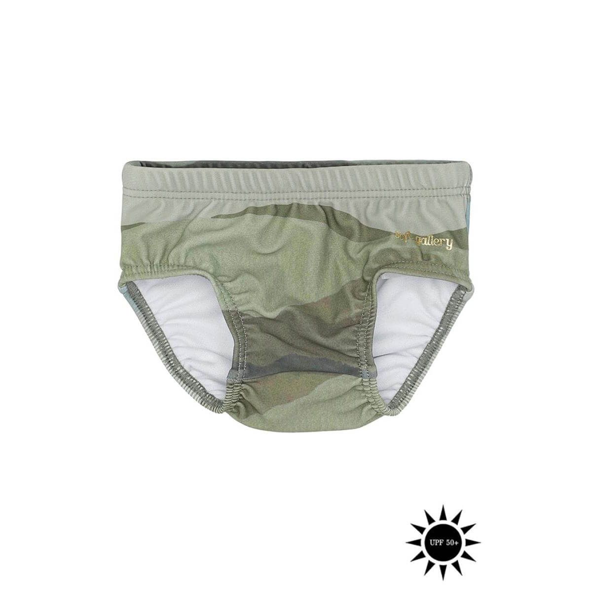 Soft Gallery - Badebukser Mika Swim Pants - AOP Landscape - 74/9 mdr.