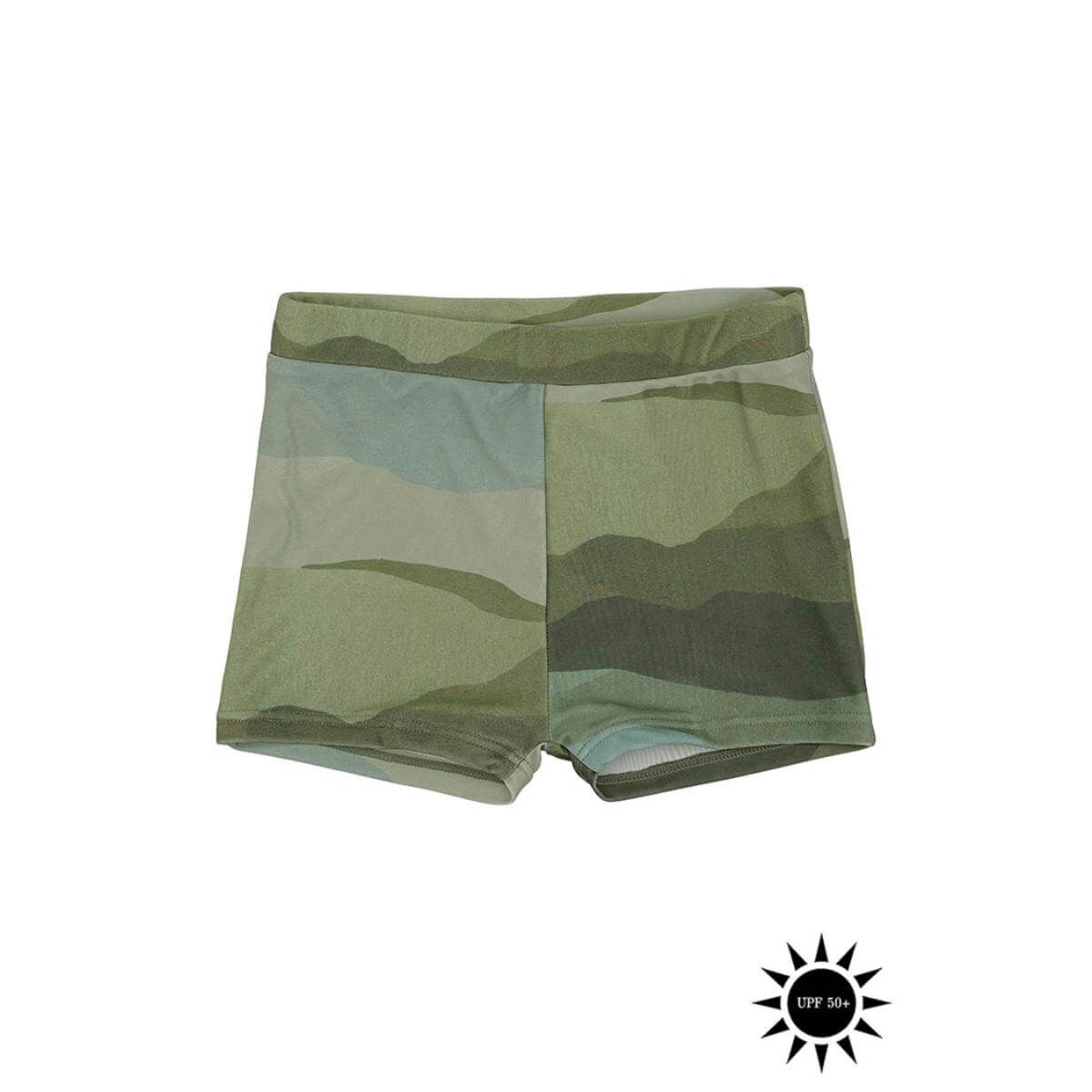 Soft Gallery - Badebukser Don Swim Pants - AOP Landscape - 2 år