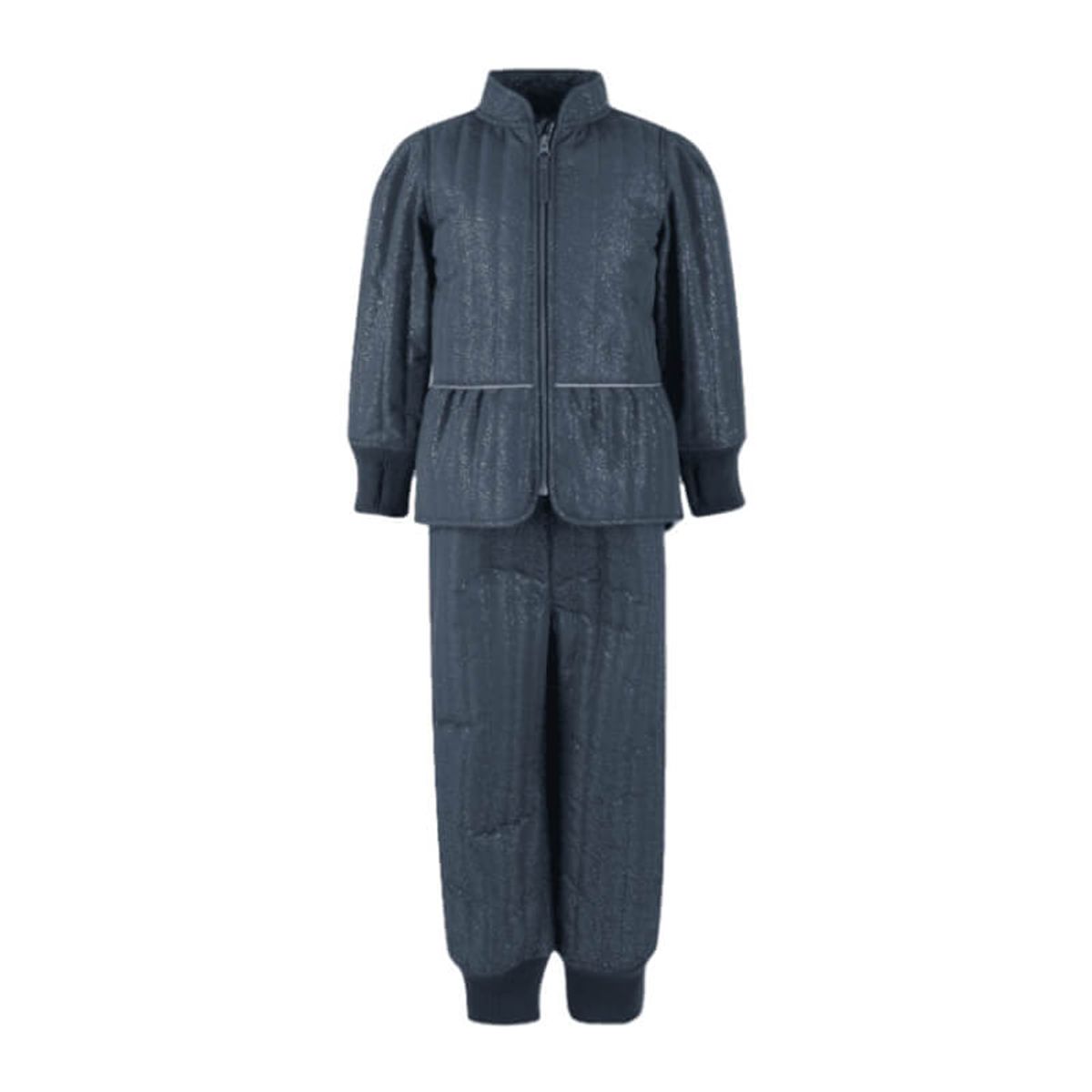 En Fant - Thermal Set W. Fleece Lining - Parisian Night - 110