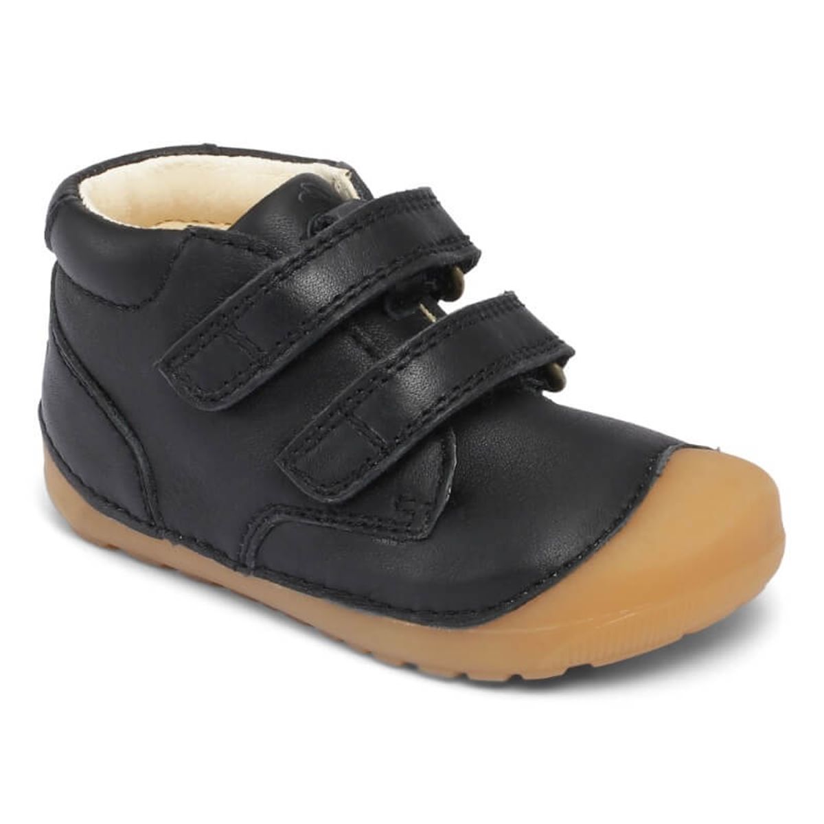 Bundgaard - Begyndersko Petit Velcro - Black/GUM - 22