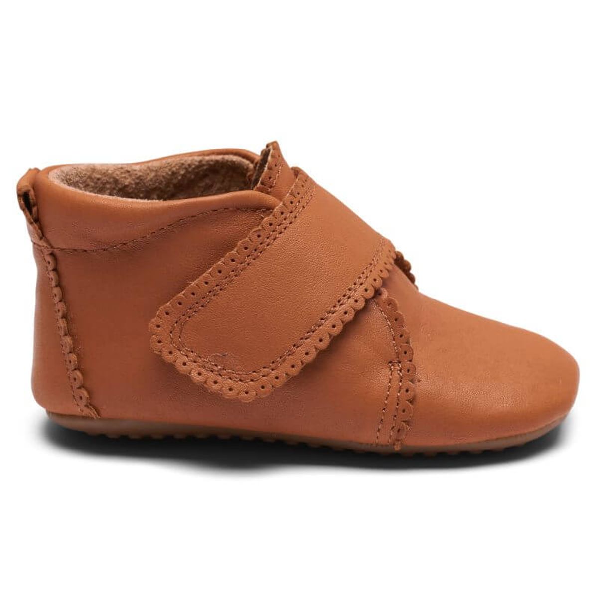 Pom Pom - Hjemmesko Velcro Scallops - Camel - 21