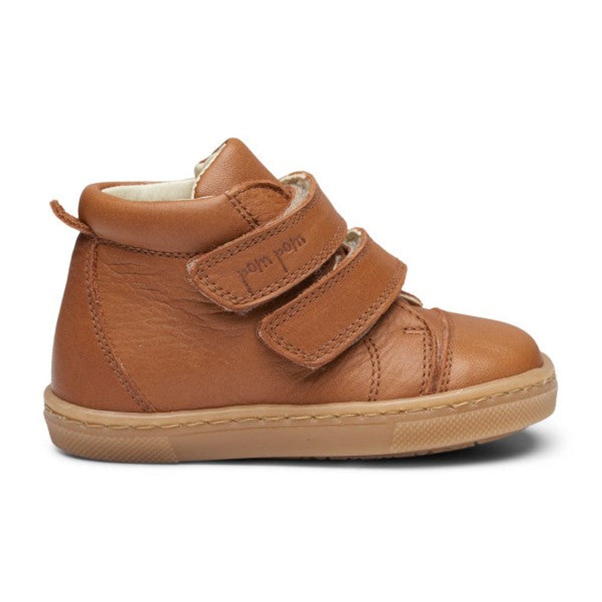 Pom Pom - Sneaker Velcro Shoe - Camel - 23