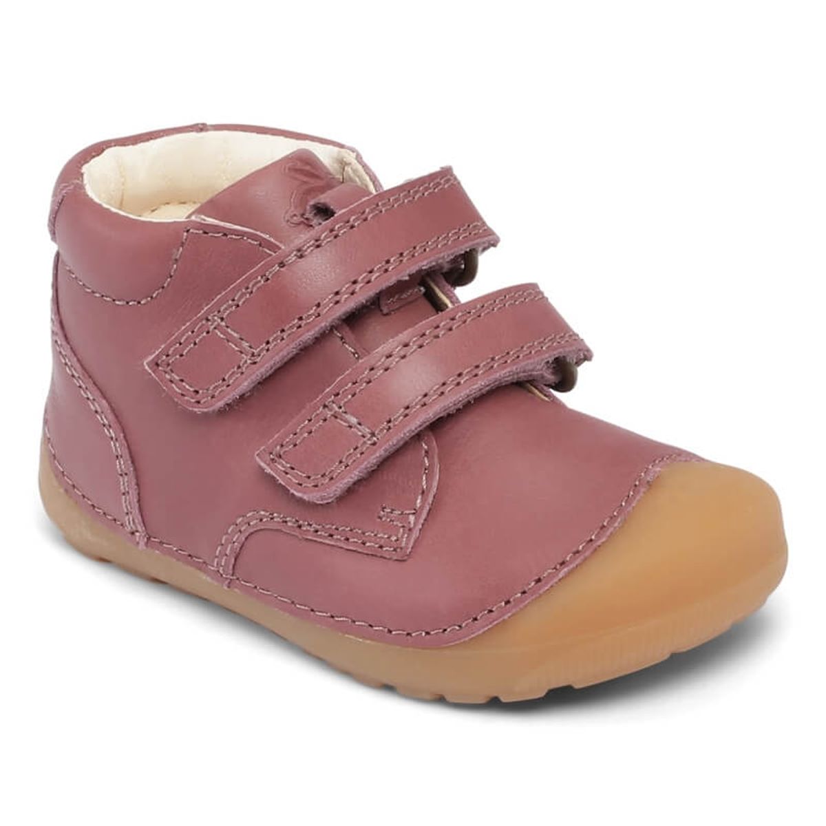 Bundgaard - Begyndersko Petit Velcro - Dark Rose WS - 23