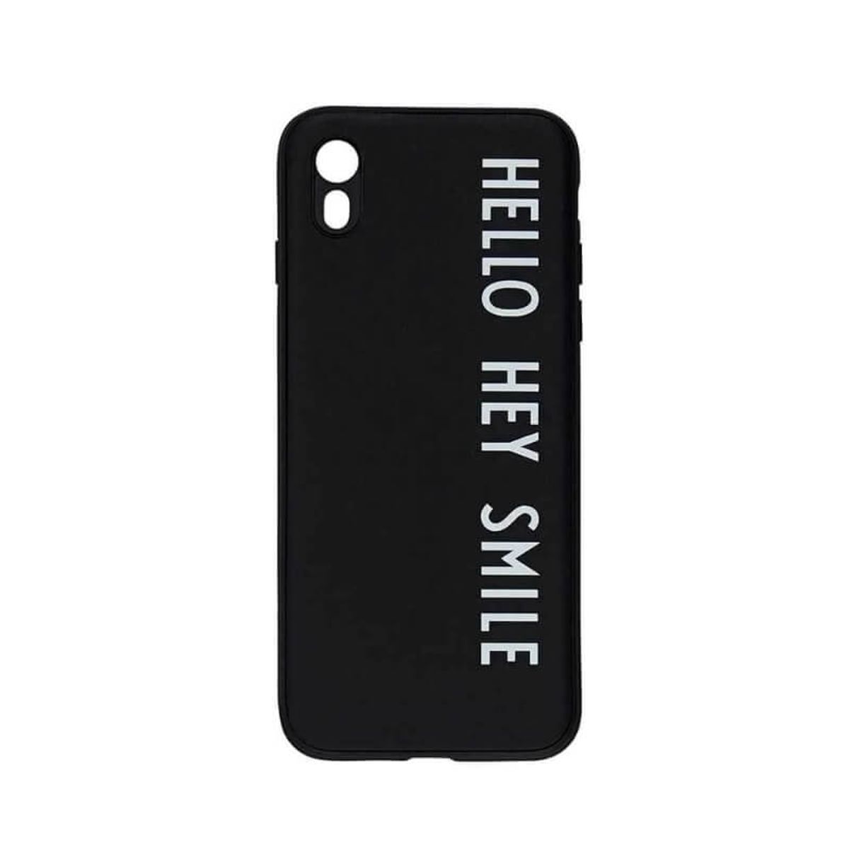 Design Letters - - MyCover iPhone 7/8 - Black Hello (kladde)