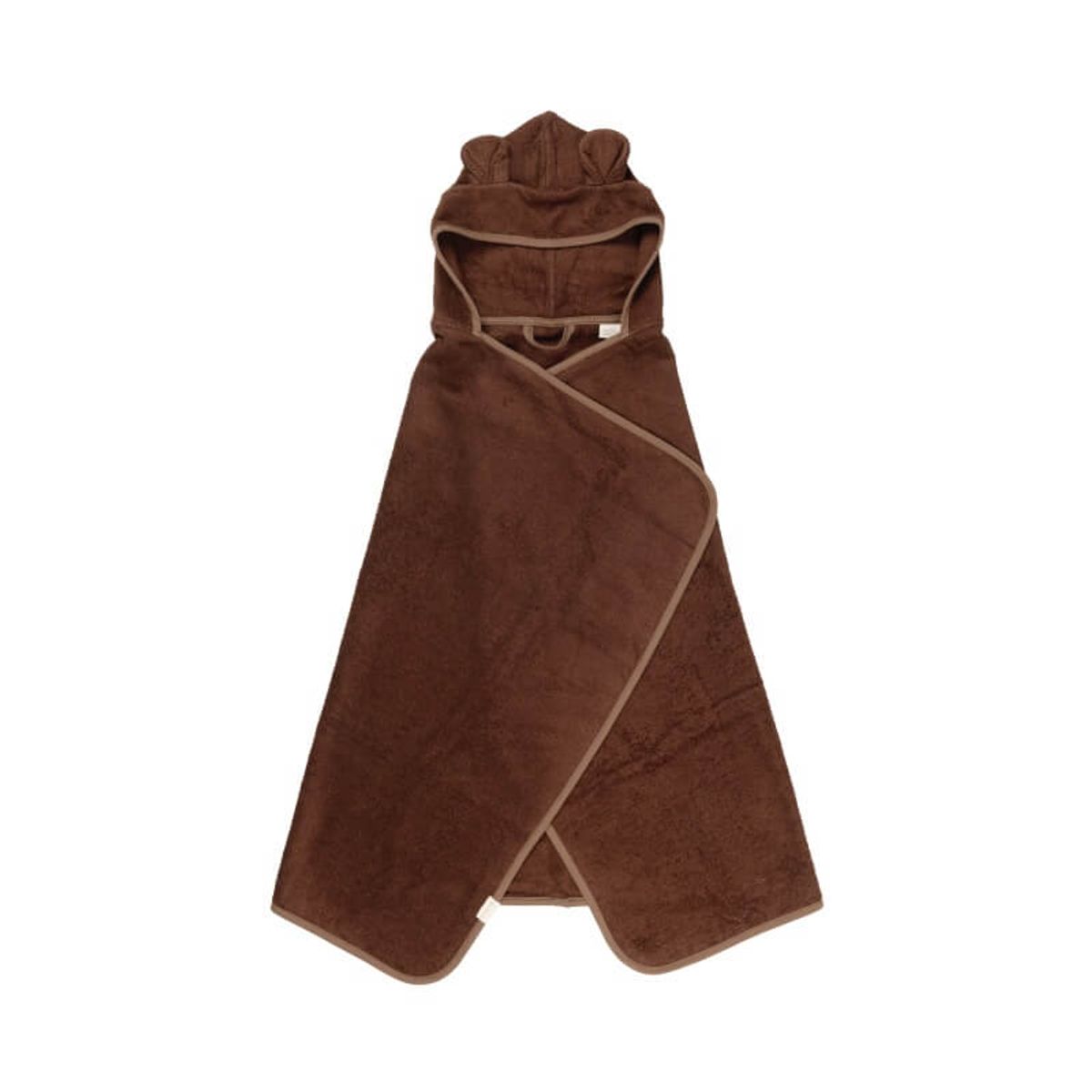 Fabelab - Hooded Junior Towel Bear - Chocolate - One size