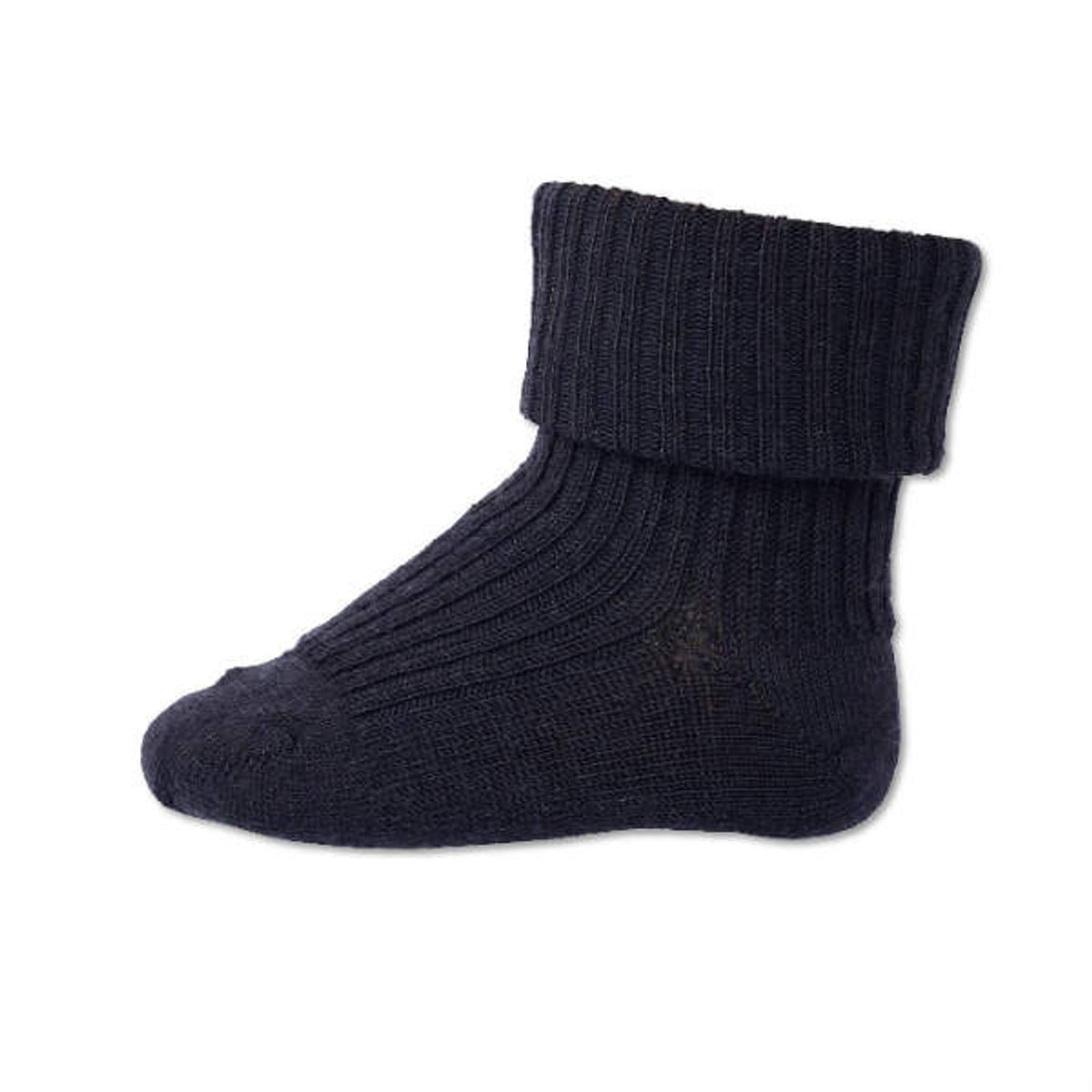 MP Denmark - Uldstrømper - Ankle Wool - Navy - 17-18