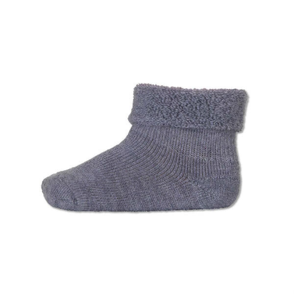 MP Denmark - Uldstrømper - Ankle Terry - Grey Marled - 17-18