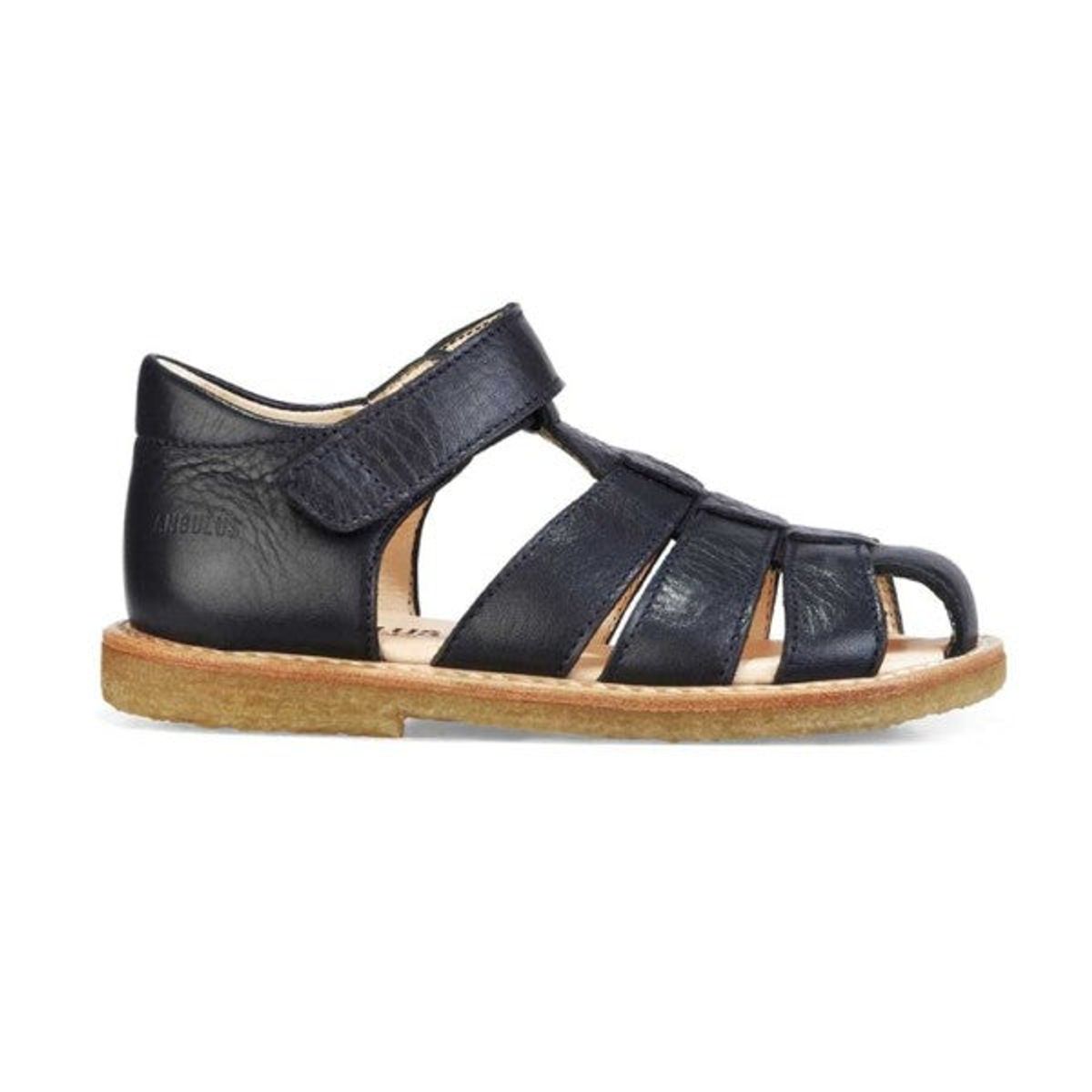 Angulus - Sandal m. velcro - Marineblå - 29