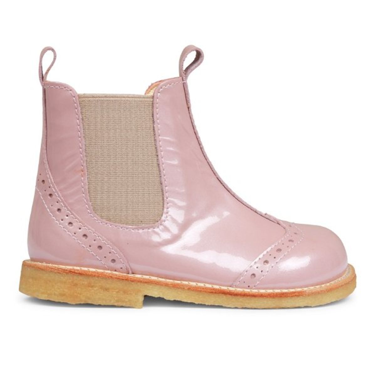 Angulus - Chelsea Støvler - Pink/Beige - 32