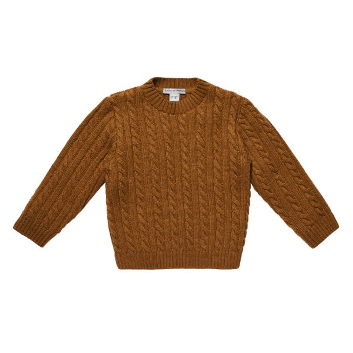 MP Denmark - Strik Cable Sweater - Rust - 90