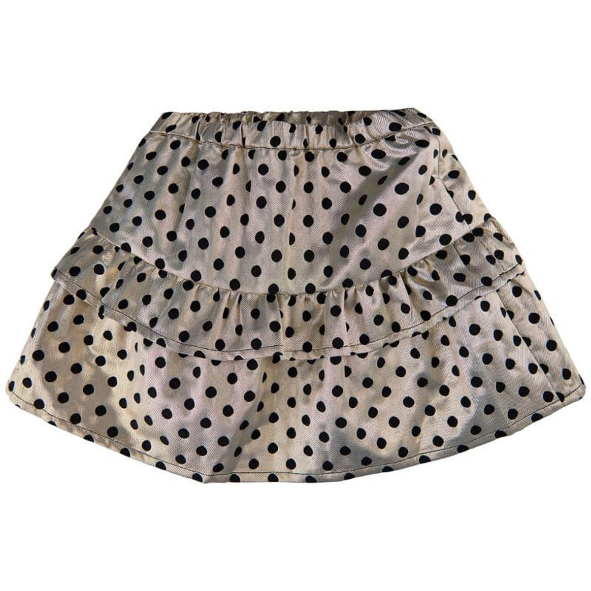 Soft Gallery - SGIlyse Fern Skirt X-mas - Gold - 128/8 år