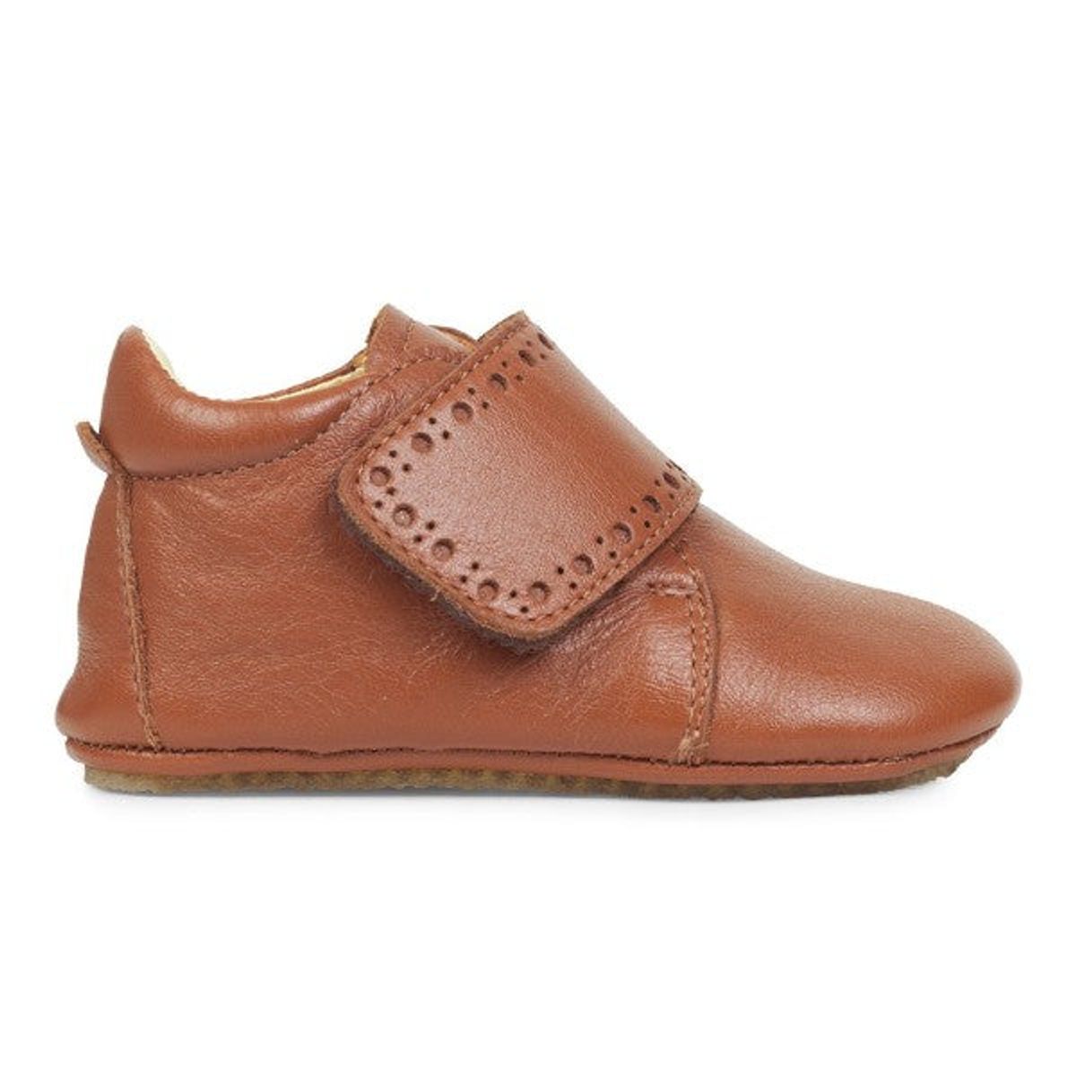 Angulus - Hjemmesko Velcro - Cognac - 25