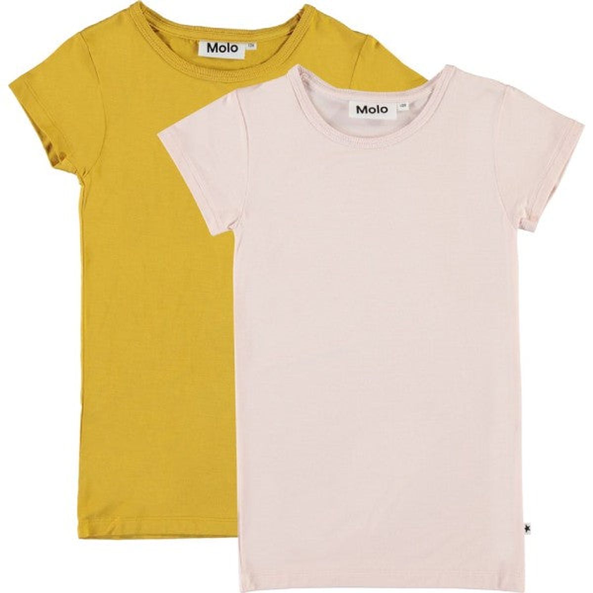 Molo - Rasmine T-Shirt 2-pack - Peach Blossom - 110