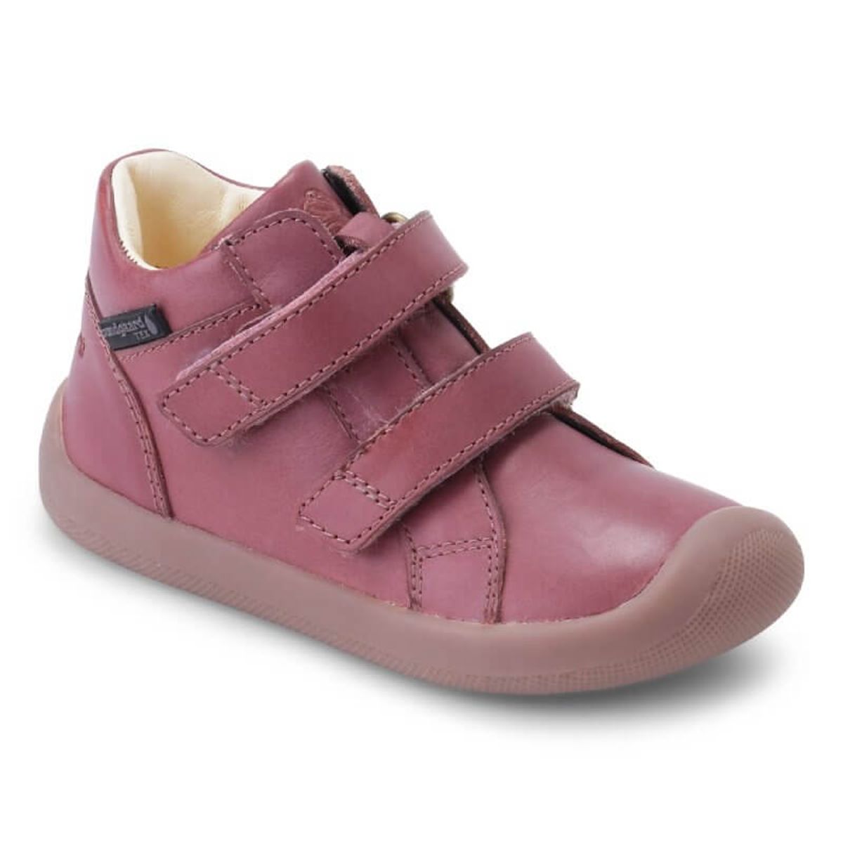 Bundgaard - Begyndersko The Walk Velcro Tex - Dark Rose WS - 24