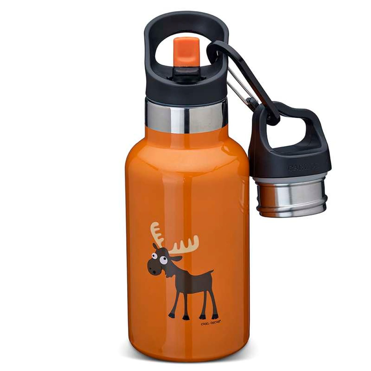 Carl Oscar TEMPflask Termoflaske - 0.35L - Elg - Orange