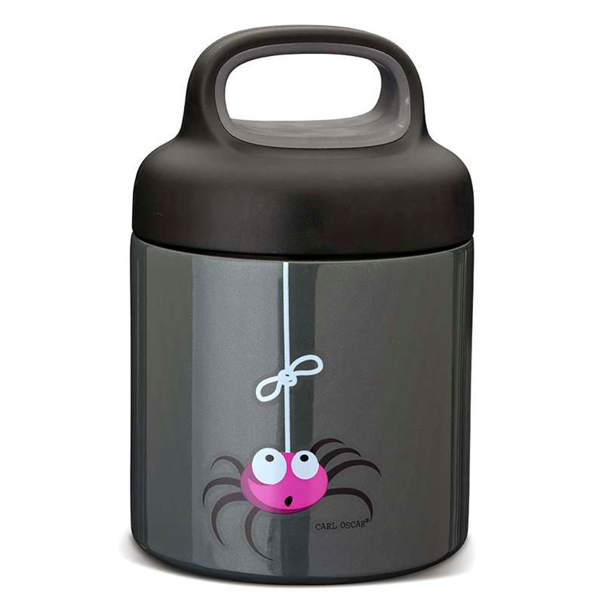 Carl Oscar LunchJar Termobeholder - 0.3L - Edderkop - Grå