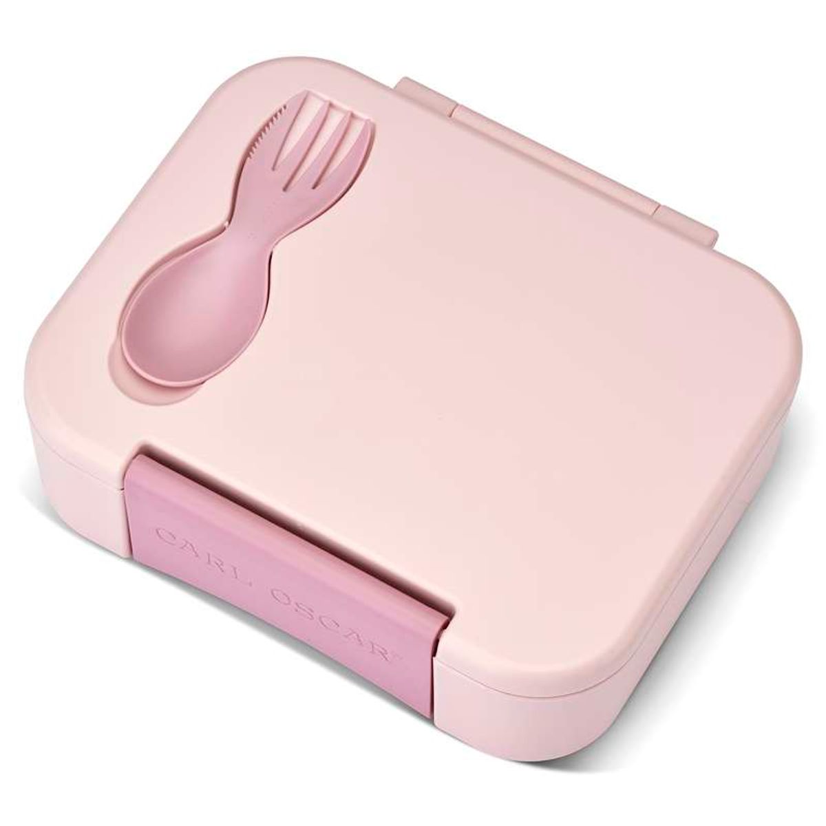 Carl Oscar BentoBOX Madkasse m. CUTElery - Rosa