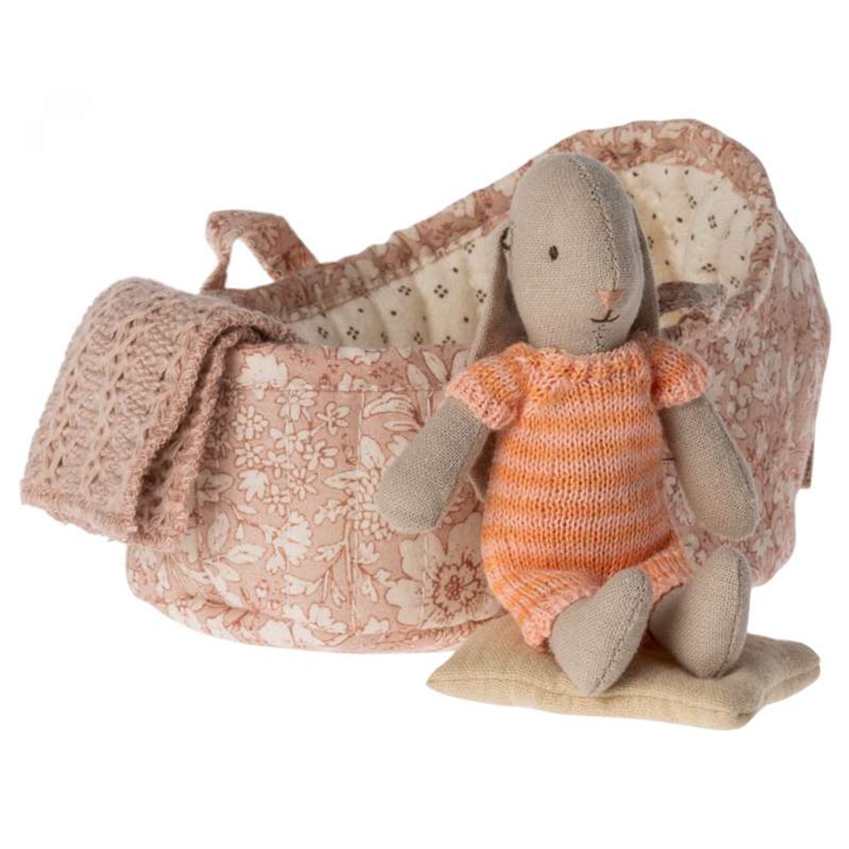 Maileg Kanin i Babylift - Mikro - Orange