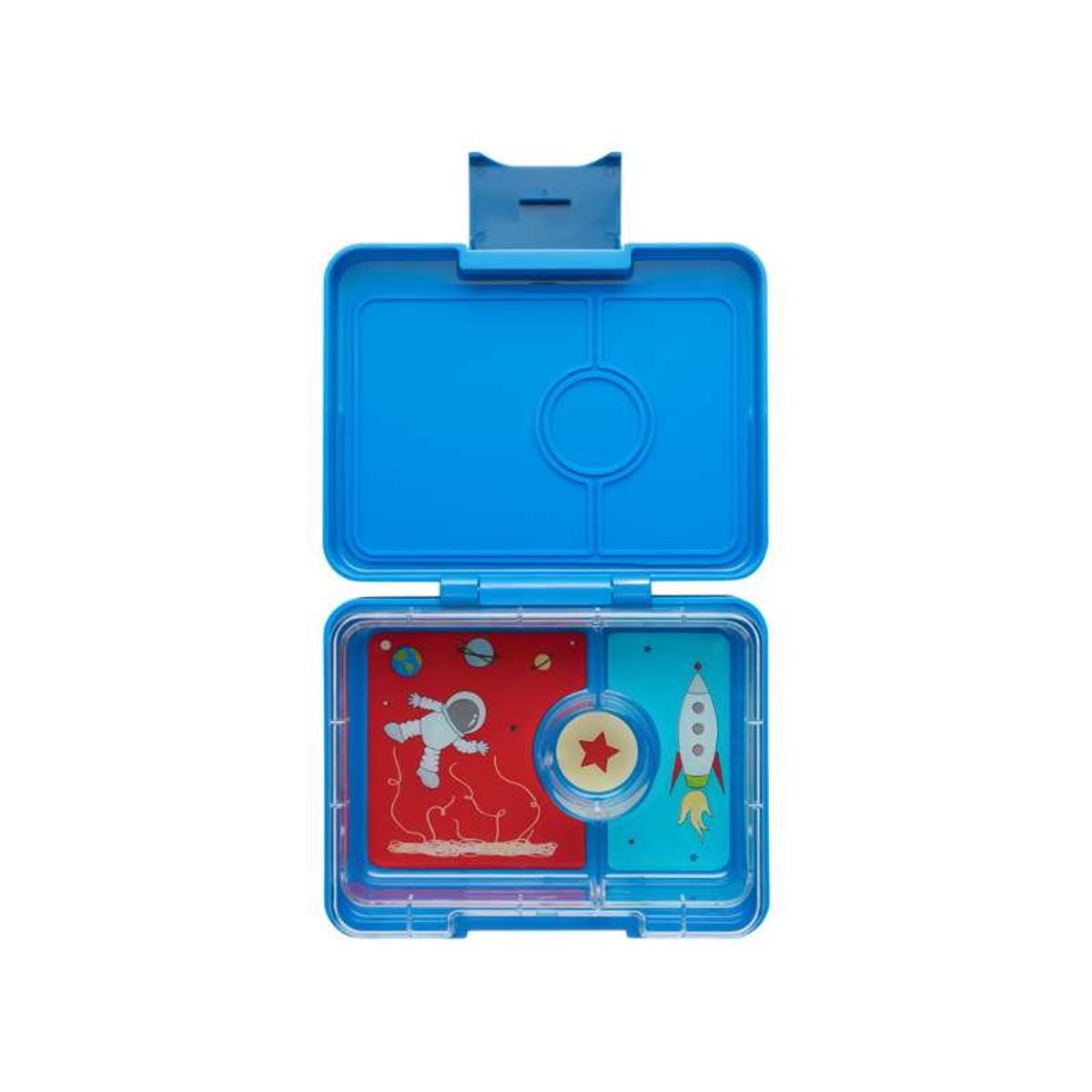 Yumbox Madkasse - Minisnack - 3 rum - Surf Blue/Rocket