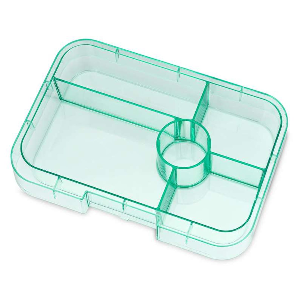 Yumbox Indsatsbakke - Tapas Tray - 5 rum - Clear Aqua