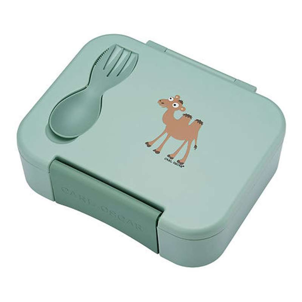 Carl Oscar BentoBOX Madkasse m. CUTElery - Kids - Kamel - Mint