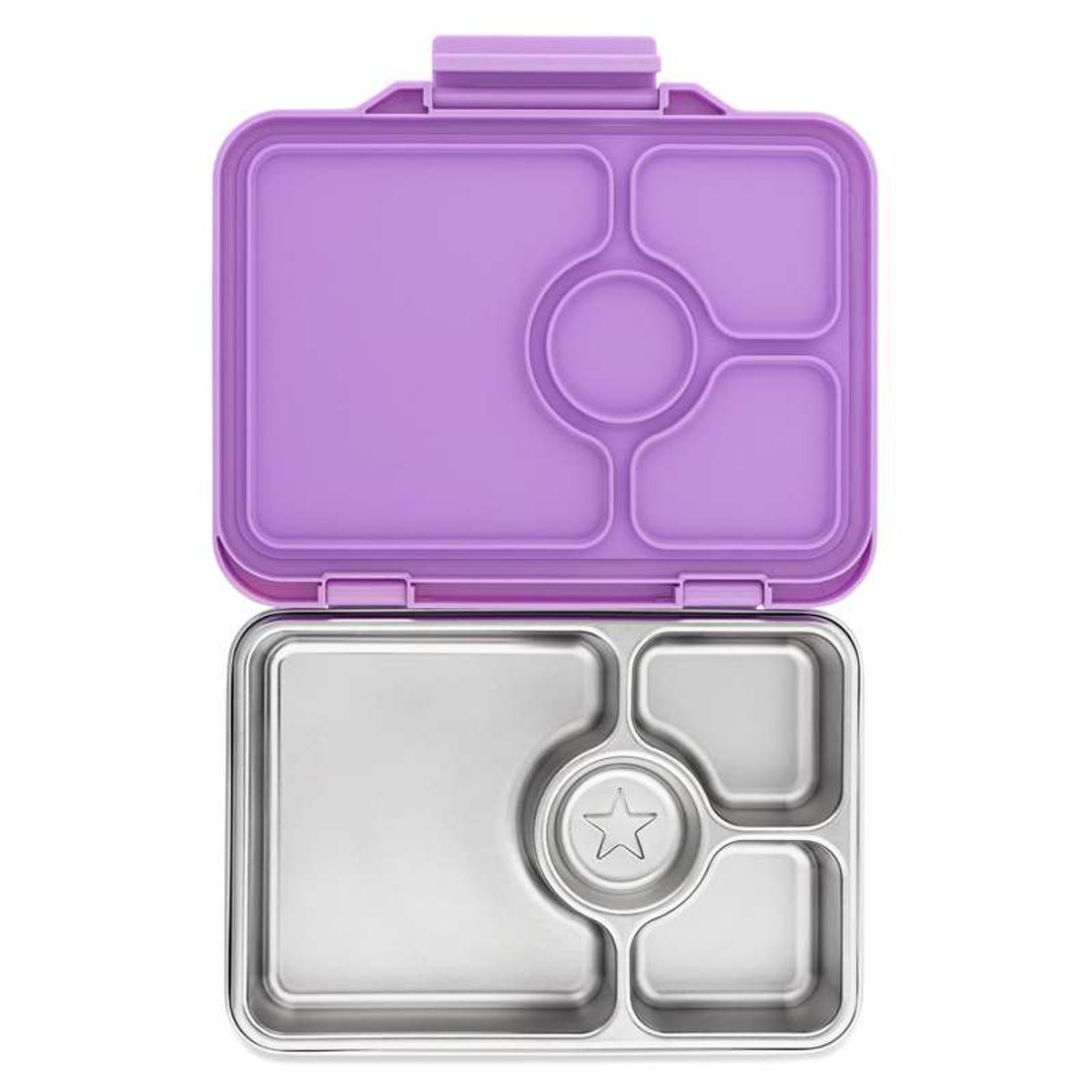 Yumbox Madkasse - Presto Stainless Steel - 4 rum - Lavender Purple