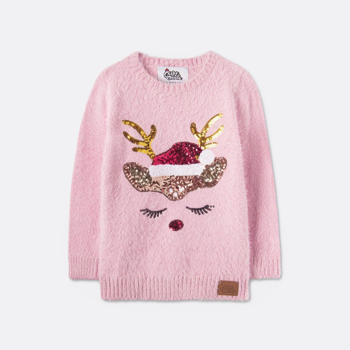 Børn | Glimmer Rensdyr Julesweater Børn