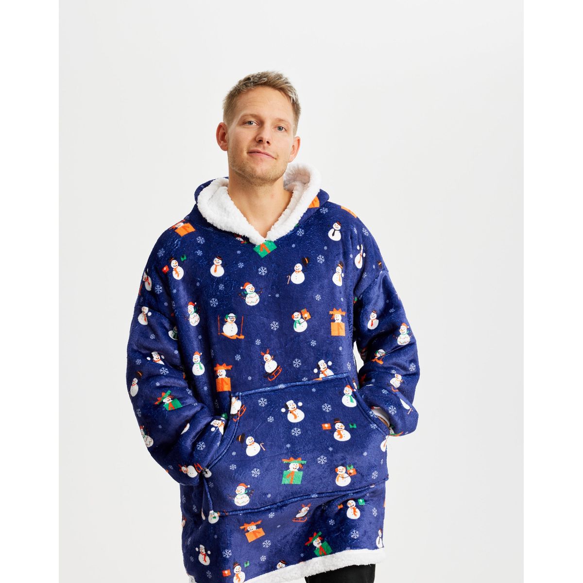 Snemand Dreamhoodie Blå - Voksen