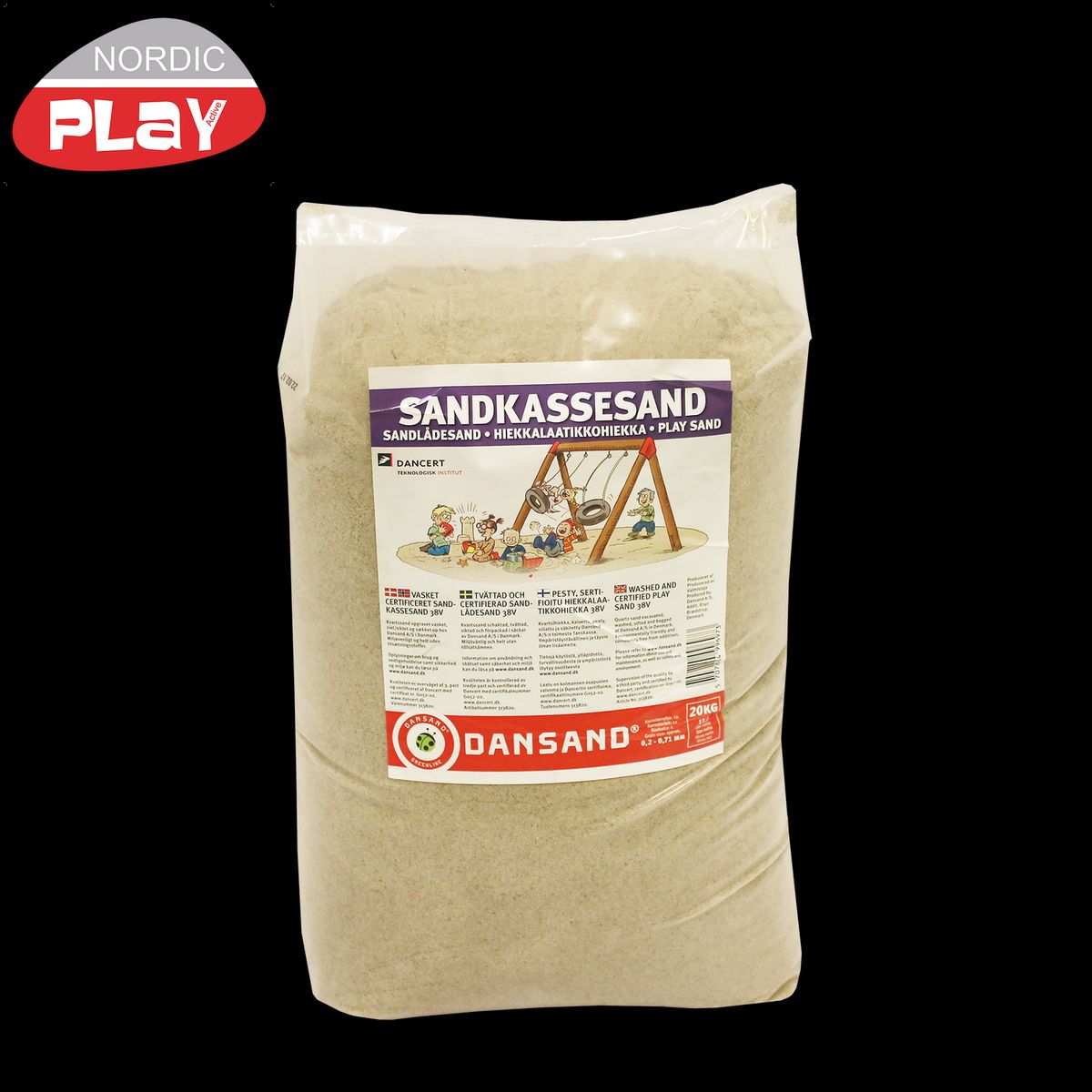 Sandkassesand 38V 200 kg NORDIC PLAY