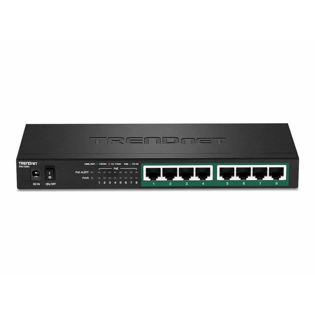 TRENDnet TPE LG84 Switch 8-porte Gigabit PoE+