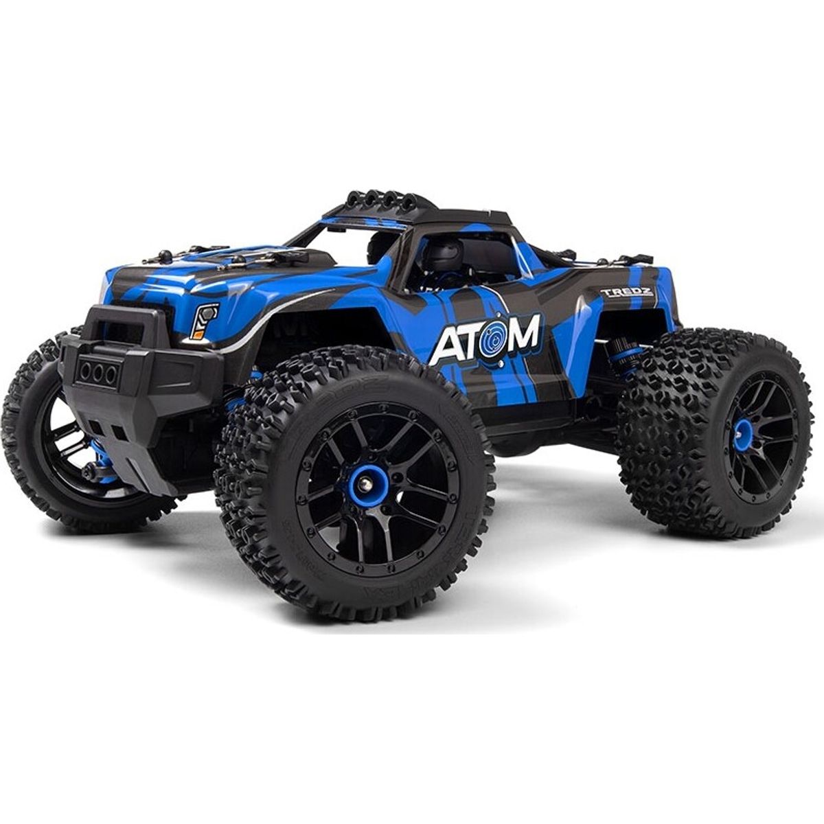 Maverick Rc - Fjernstyret Monster Truck Atom At1 4wd Blå - 1/18