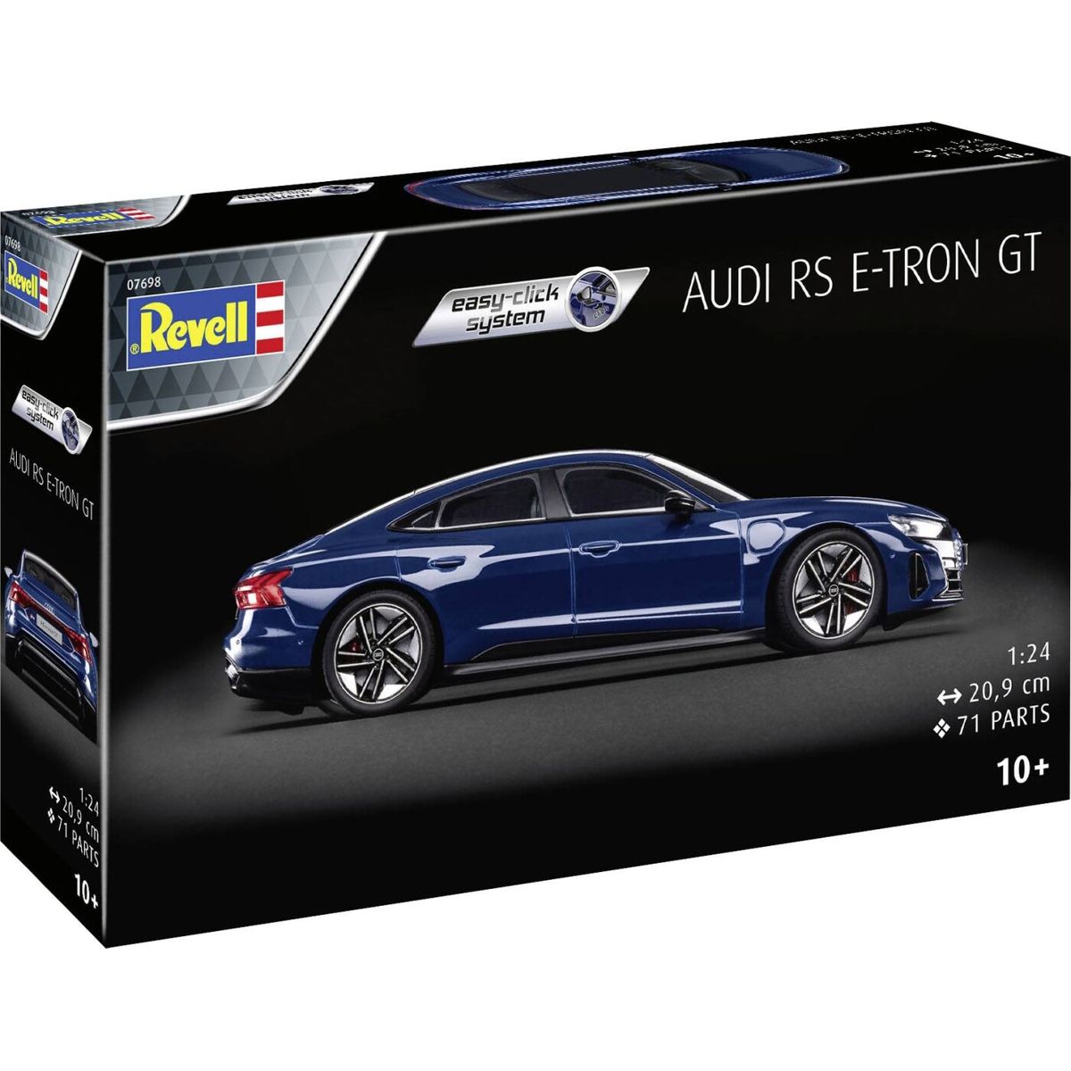 Revell - Audi E-tron Gt Easy-click Modelbil Byggesæt - 07698