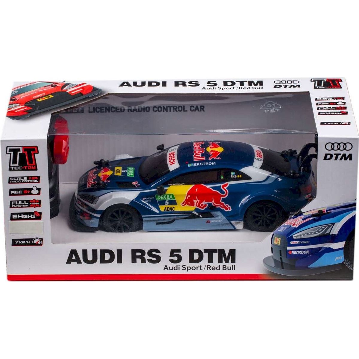 Audi Rs 5 Dtm Red Bull Fjernstyret Bil - 1:24 - 2,4 Ghz