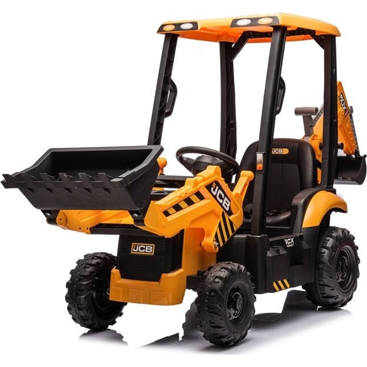 Azeno - Elektrisk Køretøj - Jcb Rendegraver 12v - Gul