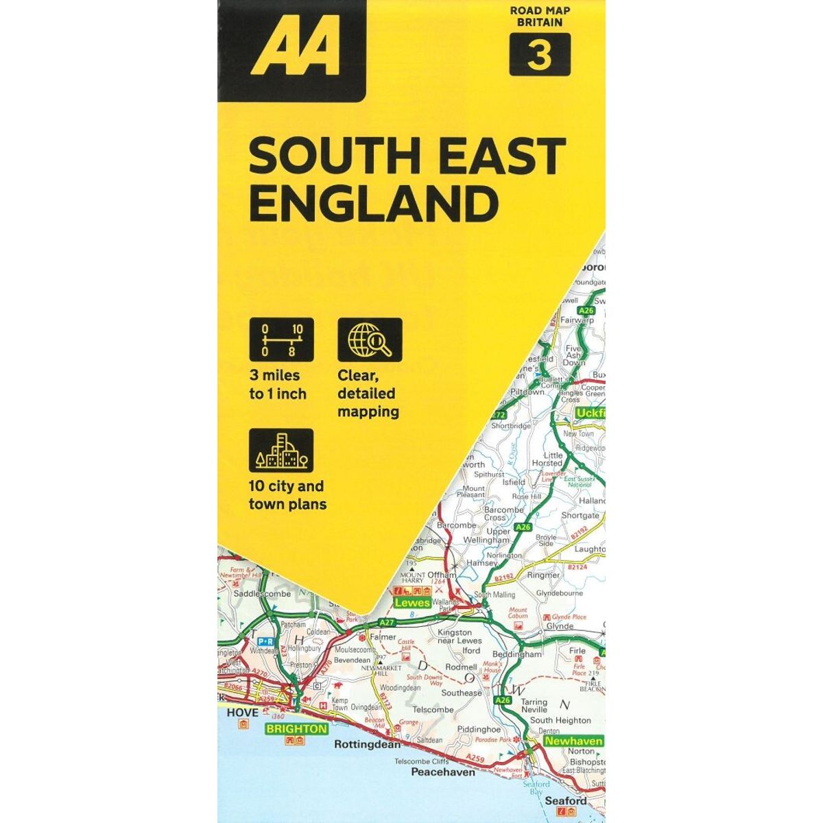 Aa Road Map Britain 3: South East England - Diverse - English Book