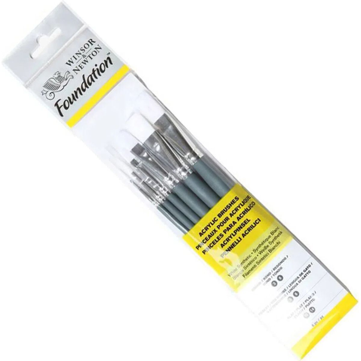 Winsor & Newton - Pensler - Foundation - 6 Stk